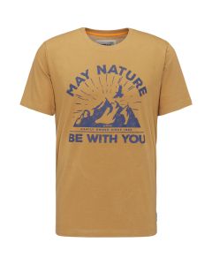 Tricou "MAY THE NATURE" STIHL maro marime S-2XL