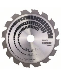 Bosch Panza ferastrau circular Construct Wood, 235x30x2.8mm, 16T