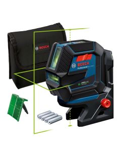 Bosch GCL 2-50 G + RM 10 + BT 150 Nivela laser verde cu linii (20 m) + Suport professional + Stativ