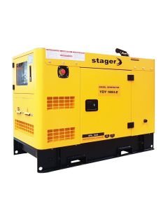 Generator curent STAGER YDY18S3-E putere 14.4kW 400V insonorizat diesel pornire electrica