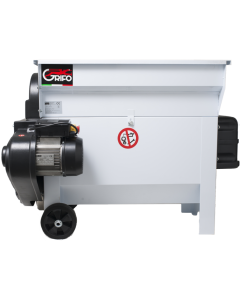 Desciorchinator zdrobitor GRIFO DVEP20 electric putere motor 1.5 kW productivitate 2000 kg/h cuva rabatabila vopsea emailată 870 x 500 mm