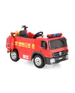 Masina de pompieri Hecht 51818 12V, 10 Ah, 2 x 35 W, incarcare maxima 30 kg