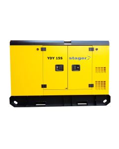 Generator curent STAGER YDY15S putere 15kW 230V insonorizat diesel pornire electrica
