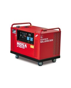 Generator curent MOSA GE 4500 HSX-EAS putere 4.4kW 230V tip inverter insonorizat benzina pornire electrica roti transport