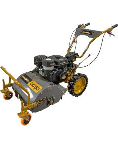 Tocator vegetatie AgroPro GC45 motor 7 CP latime lucru 45 cm 2+1 viteze 36 lame ghidon reglabil roti pline 320 x 100 mm