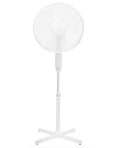 Ventilator cu picior DEDRA 16 inch alb