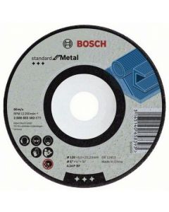 Disc de degrosare cu degajare Standard for Metal A 24 P BF, 125mm, 22,23mm, 6