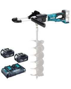 Foreza de pamant Makita DDG460T2X7 cu 2 acumulatori LXT 18V 5.0Ah