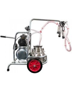Aparat de muls vaci cu un post EMT 1+1 bidon INOX 20 litri