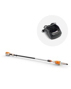 Motofierastrau telescopic profesional STIHL HTA 86 putere 0.85 kW lama 30 cm lungime 390 cm + incarcator AL 101