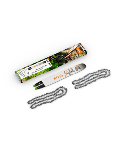 STIHL Kit Service 15 cu 2x lanturi 3/8&quot; Picco Super 3 (PS3, 1,1 mm) Pro +  sina Light 04 - 3/8&quot;, 1,1 mm (35 cm)