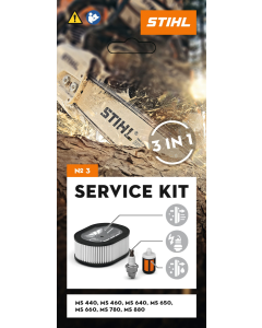 STIHL Kit Service 3 cu filtrul de aer HD2, bujie, filtrul de combustibil MS 440 /  460 / 640 / 650 / 660 / 780 / 880