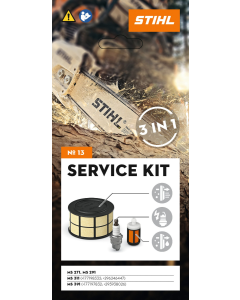 STIHL Kit Service 13 cu filtrul de aer din fleece, bujie, filtrul de combustibil pentru MS 271 / MS 291 / MS 311 / MS 391