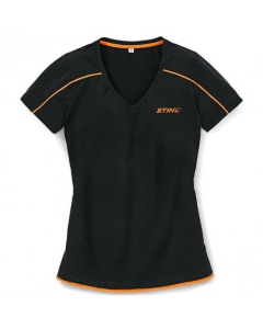 Tricou STIHL in V negru dama