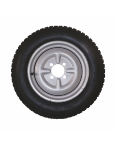 Roata de cauciuc AgroPro 4.50-12" 4 prezoane diametru 45 cm pentru remorca
