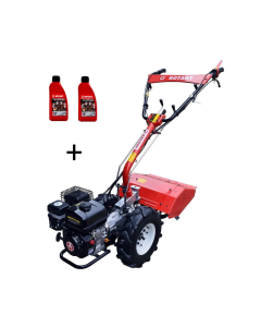 Motocultor Rotakt MF360 6.5 CP benzina + Freza de pământ TI360 + 2 x Ulei Rotakt SAE 15W-40