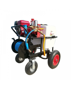 Aparat de stropit Gardelina BSR 100 motor 6.5 CP benzina rezervor 100L presiune 25 bar