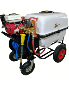 Aparat de stropit Gardelina BSR 200 motor 6.5 CP benzina rezervor 200L presiune 25 bar