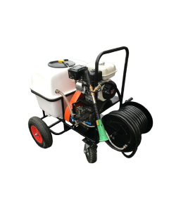 Pulverizator mobil Gardelina DVS 100 motor 5.5 CP Honda benzina rezervor 100 L presiune 40 bar