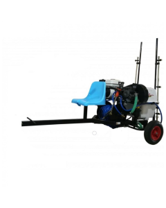 Aparat de stropit Gardelina DVS H100 TRAILER duze ceramice motor 5.5 CP Honda benzina rezervor 100 L presiune 40 bar