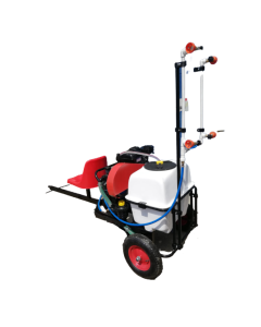 Aparat de stropit Gardelina DVS BE100 TRAILER duze ceramice motor 7 CP Briggs & Stratton Electric Start benzina rezervor 100 L presiune 40 bar