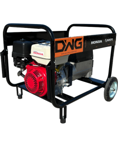 Generator de curent Devax Motors DWG M7000 HS motor 13 CP benzina Honda 390 cmc rezervor 6.6 L roti manere transport  monofazat