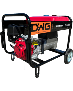 Generator pentru sudura Devax Motors DWG 220 TDC HT motor 13 CP benzina Honda 420 cmc rezervor 26L roti manere transport trifazat