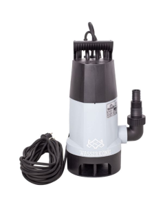 Pompa submersibila din plastic Wasserkonig SPMD5133 ape murdare particule max. 30 mm putere 400 W debit 8000 l/h inaltime refulare 5 m flotor electromecanic