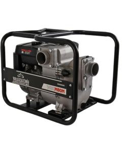 Motopompa 3" pentru apa cu namol Wasserkonig WSKM80M, maxim 55 m³/ora , inaltime refulare max 20 m, motor euro V, benzina, putere 7 CP