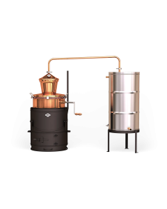 Cazan pentru tuica DES Basculant 80L cu racitor clasic 200/6