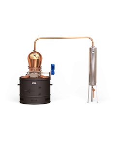 Cazan pentru tuica DES Stabil 120 L cu racitor cu flux continuu 30 L EM