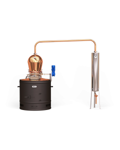 Cazan pentru tuica DES Stabil 160 L cu racitor cu flux continuu 30 L EM