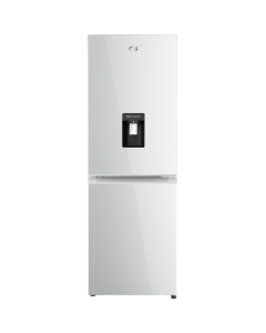 Combina frigorifica RTS RAC-FSRD405DBED-W volum 296L (194L+102L) Clasa E Dozator apa Rafturi din sticla Usi reversibile H 185 cm Alb
