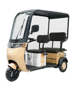 Tricicleta electrica KUBA OPTIMUS ULTRA cu cabina fara permis autonomie 40-50 km viteza maxima 25 km/h putere 650W nu necesita permis