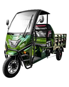 Tricicleta electrica RDB XM-KLASS semicabina fara permis 3000W 25 km/h 72V45Ah autonomie 60 km bena rabatabila