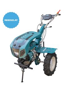 RESIGILAT: Motocultor profesional DKD HS 1100D motor 18 CP latime lucru 80-120 cm capota cu far freze roti cauciuc
