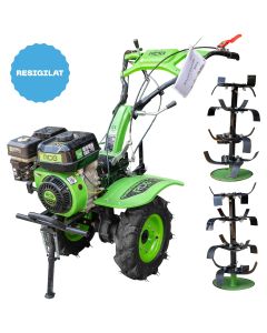 RESIGILAT: Motocultor RDB MQ170GS motor 7 CP benzina 2+1 viteze latime lucru 105 cm freze segmentabile roti cauciuc 4.00x8"