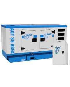 Generator curent cu automatizare AGT 36 DSEA putere 28.8 kW 400 V diesel pornire electrica insonorizat rezervor 100 L+ ATS42S/24