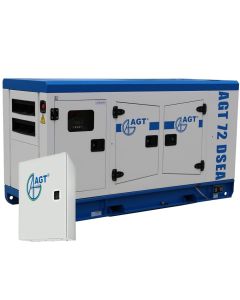 Generator curent cu automatizare AGT 72 DSEA putere 55.2 kW 400 V diesel pornire electrica insonorizat rezervor 140L + ATS76S/12
